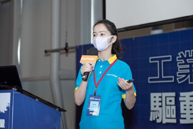 凱德科技工業設計軟體應用資深工程師廖芳儀。DIGITIMES攝